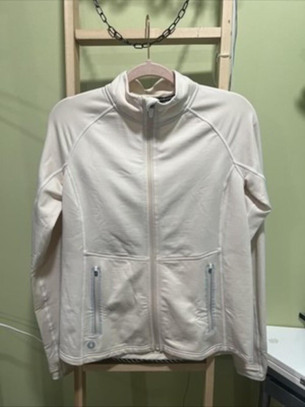 Smartwool Active Fleece Full Zip Jacket Womens Merino Wool Blend Size M